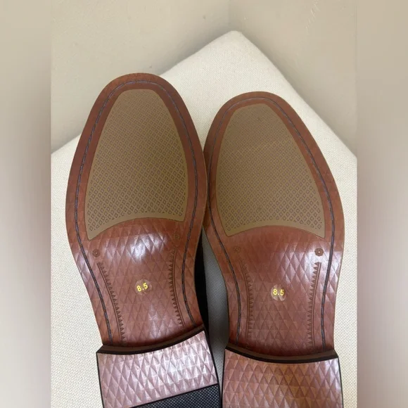 Ritizen Shoes Mens Size 8.5 Blue Leather Lace Up Oxford *NWOT* never worn! - Picture 15 of 16